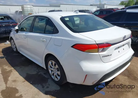 2020 Toyota Corolla Le из США, поврежденный, VIN JTDEPRAE9LJ102931